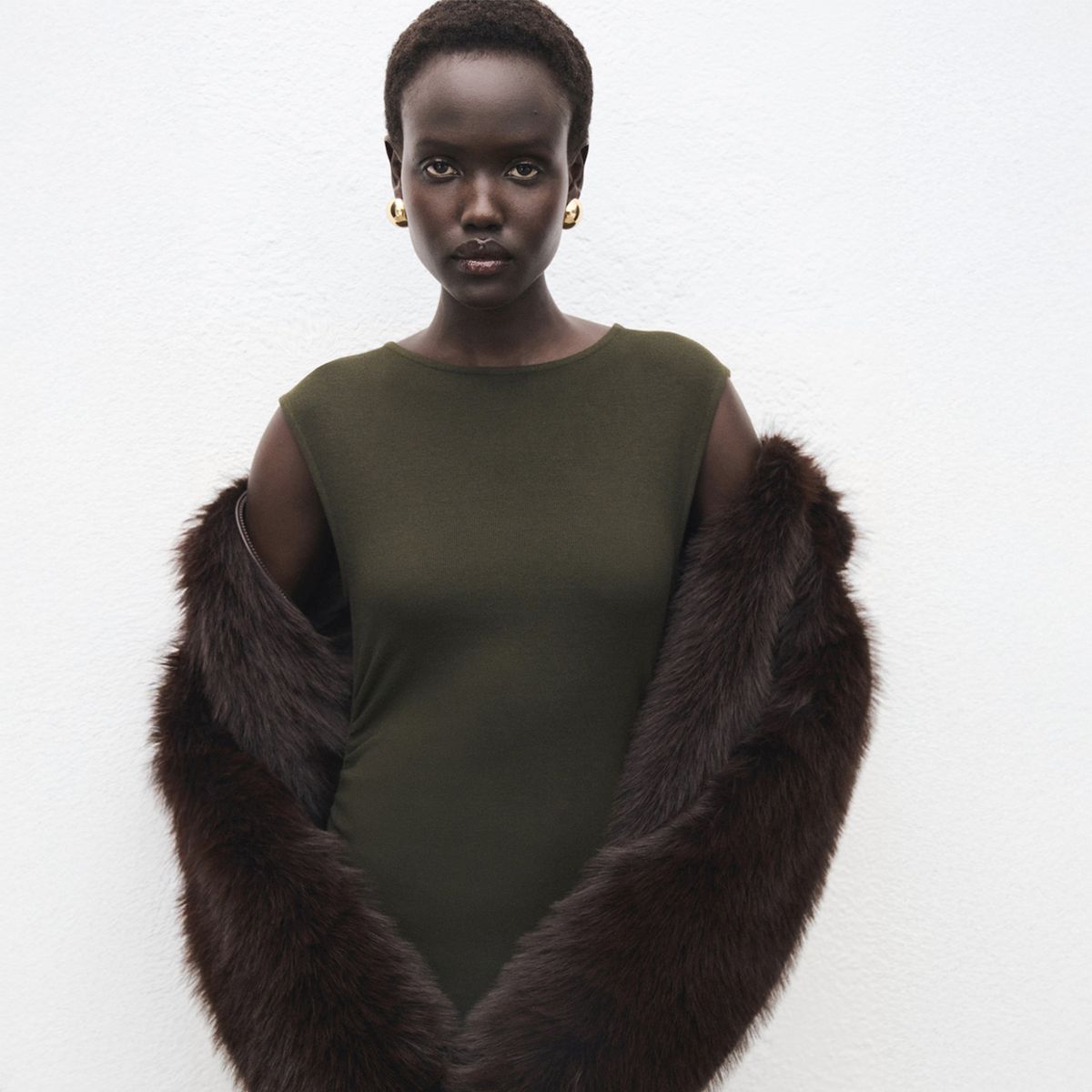 MANGO - Vestido Mujer Medio Casual Mango 