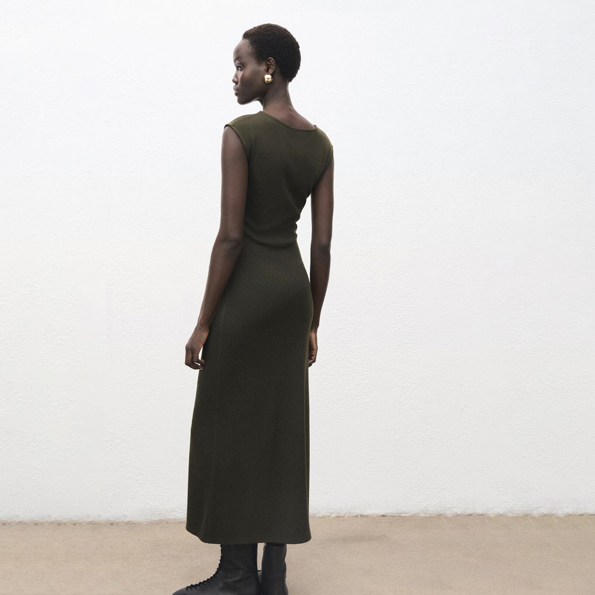 MANGO - Vestido Mujer Medio Casual Mango 