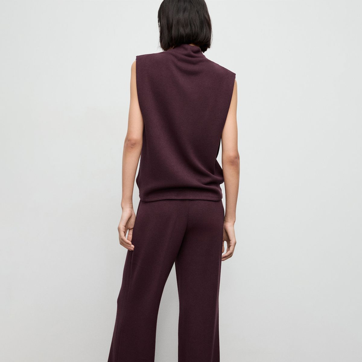 MANGO - Blusa Mujer Sin mangas Mango