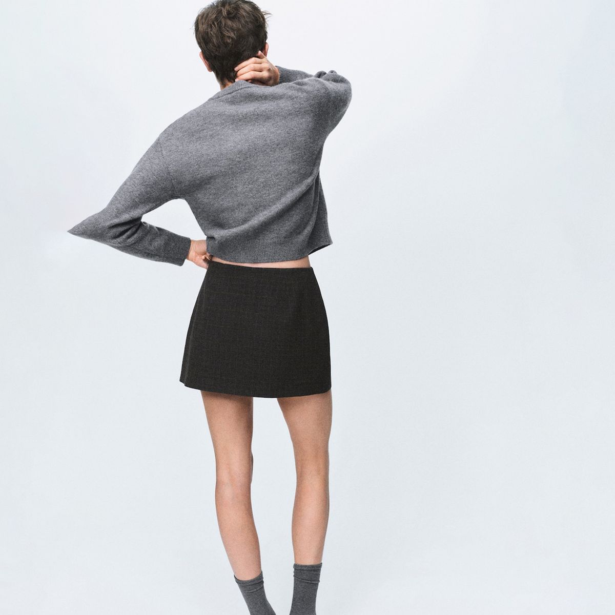 MANGO - Saco Mujer Tejido Mango