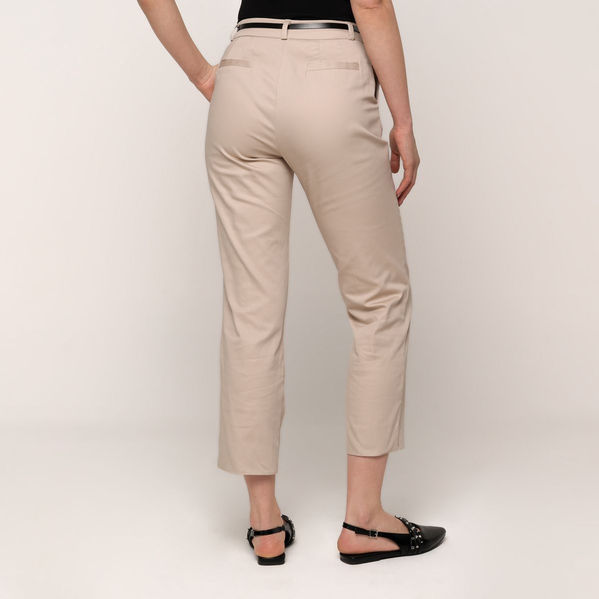 BASEMENT - Pantalón Wide leg Mujer Tiro alto Basement 