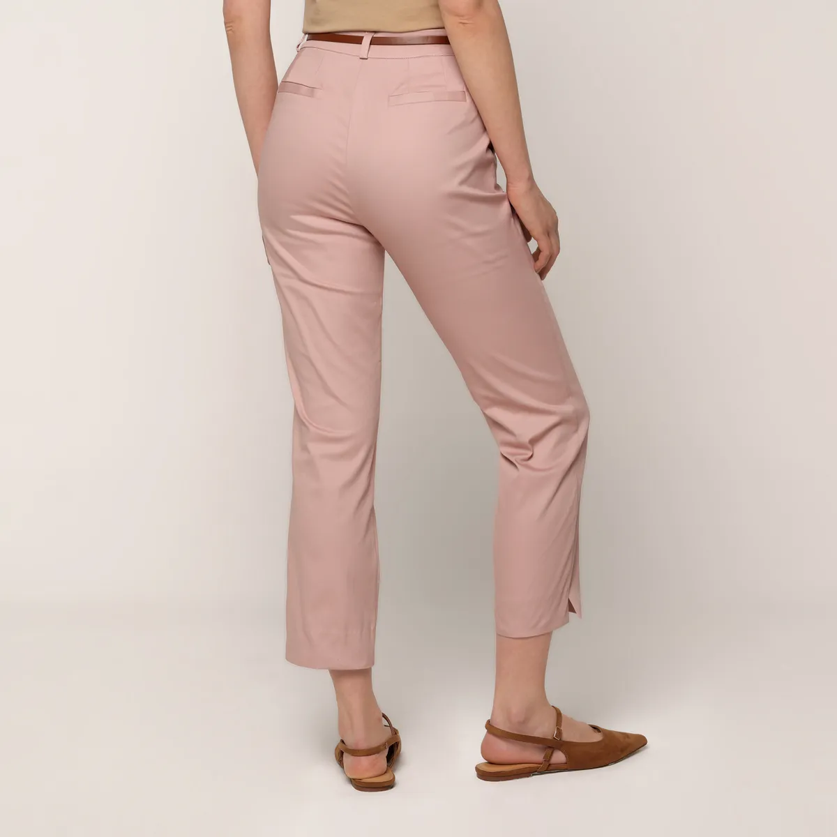 BASEMENT - Pantalón Wide leg Mujer Tiro alto Basement 