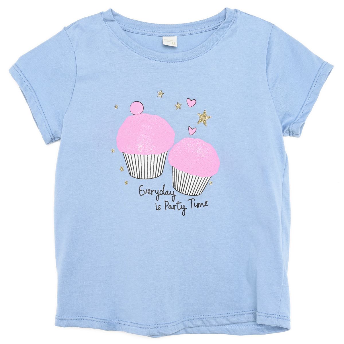 YAMP - Camiseta Para Niña  Manga corta de Algodón Yamp