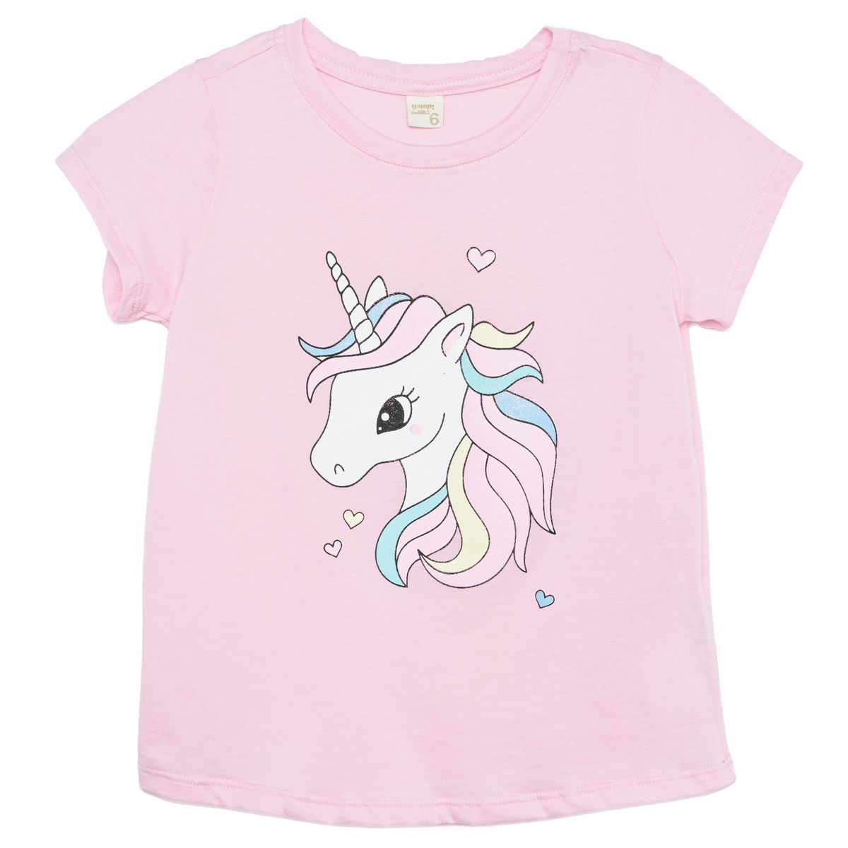 YAMP - Camiseta Para Niña  Manga corta de Algodón Yamp