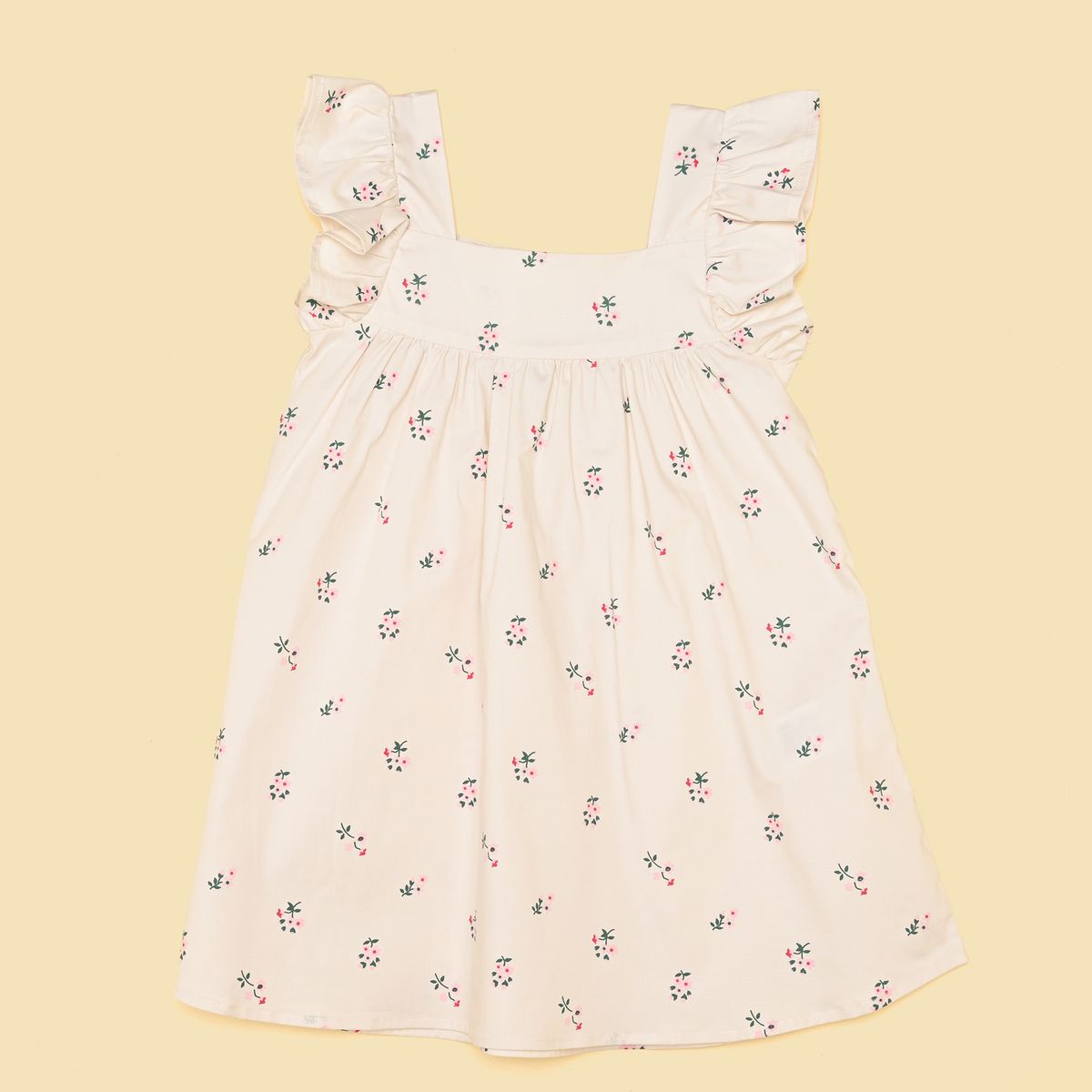 YAMP - Vestido Para Niña Manga corta de Algodón Yamp