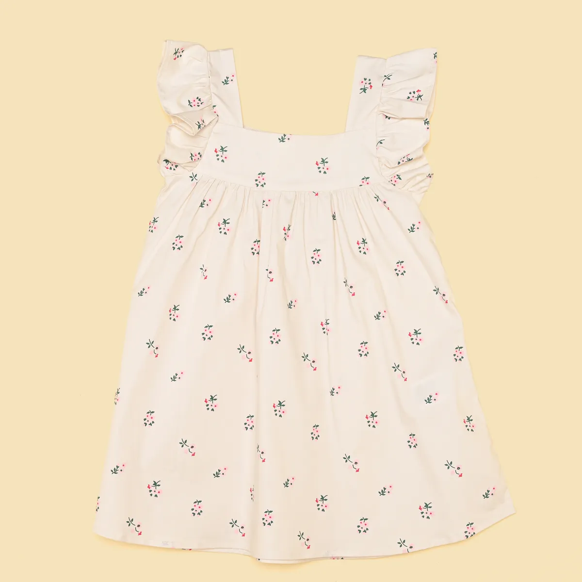 YAMP - Vestido Para Niña Manga corta de Algodón Yamp