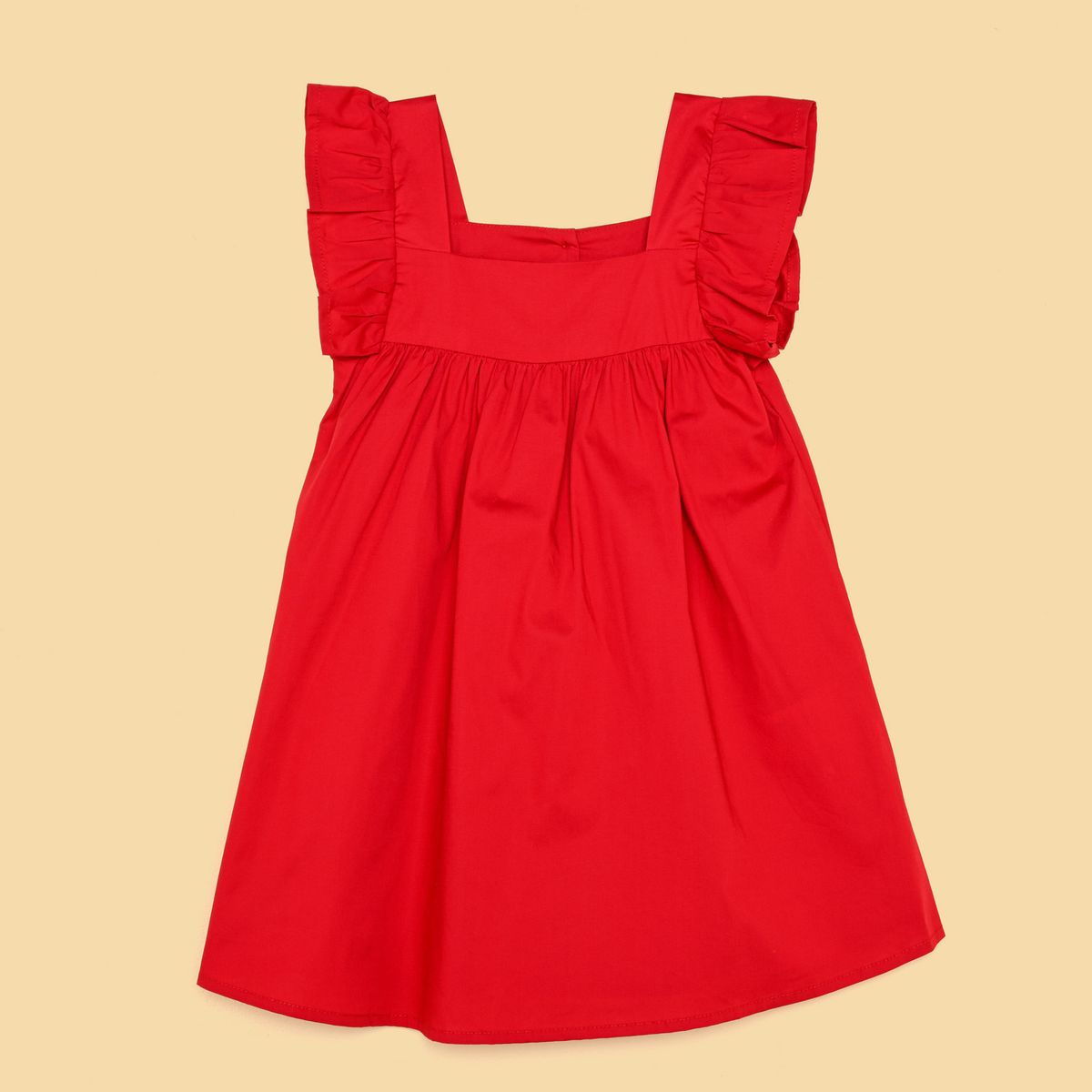 YAMP - Vestido Para Niña Manga corta de Algodón Yamp