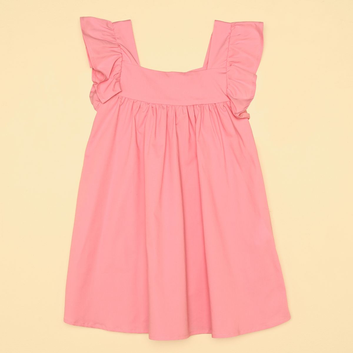 YAMP - Vestido Para Niña Manga corta de Algodón Yamp