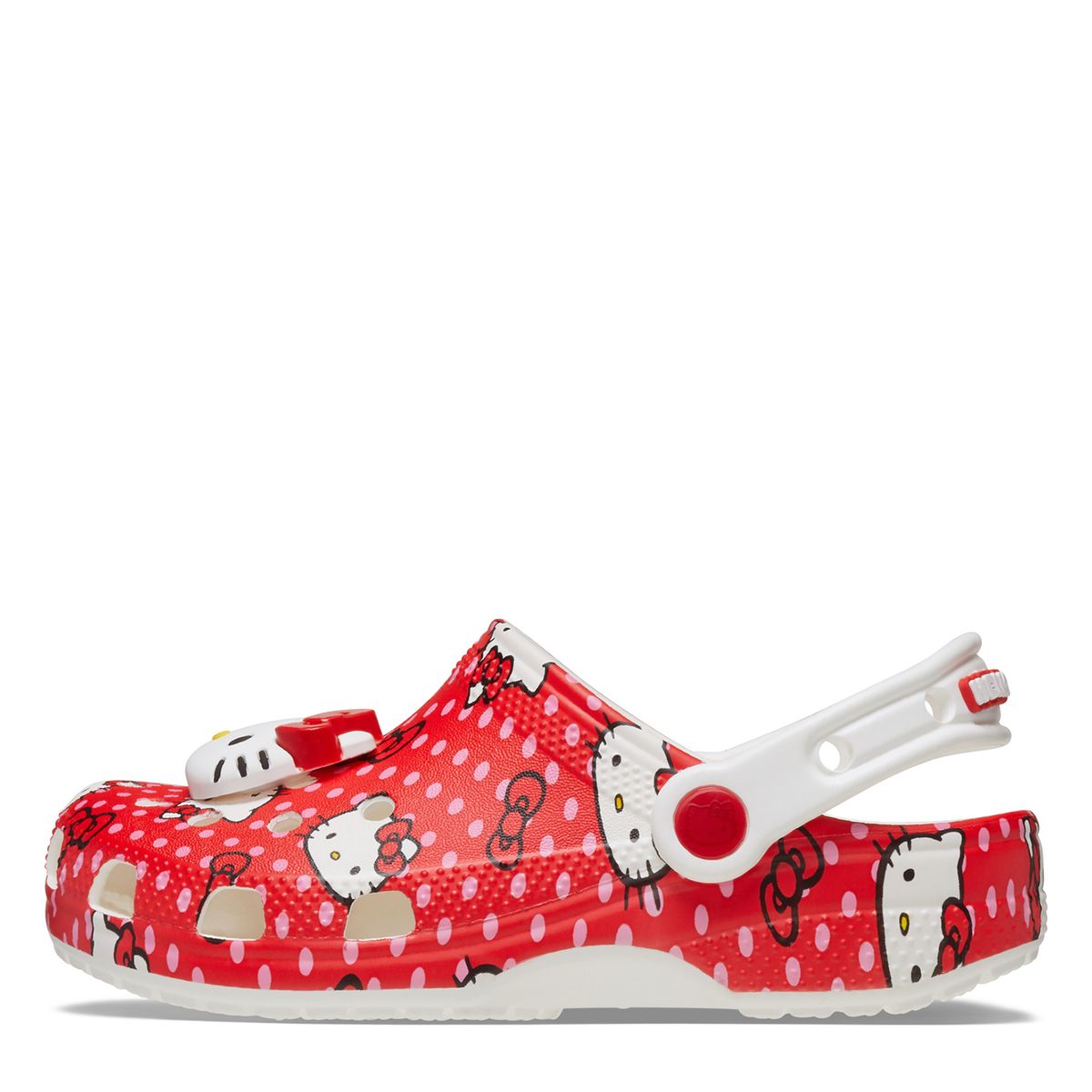 CROCS - Sandalias Crocs Hello Kitty Red Classic Clog Niña  