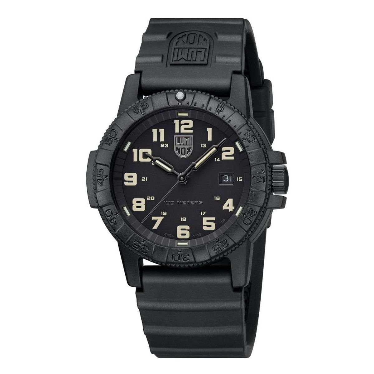  - Reloj Luminox Hombre leatherback . Reloj Caucho gris