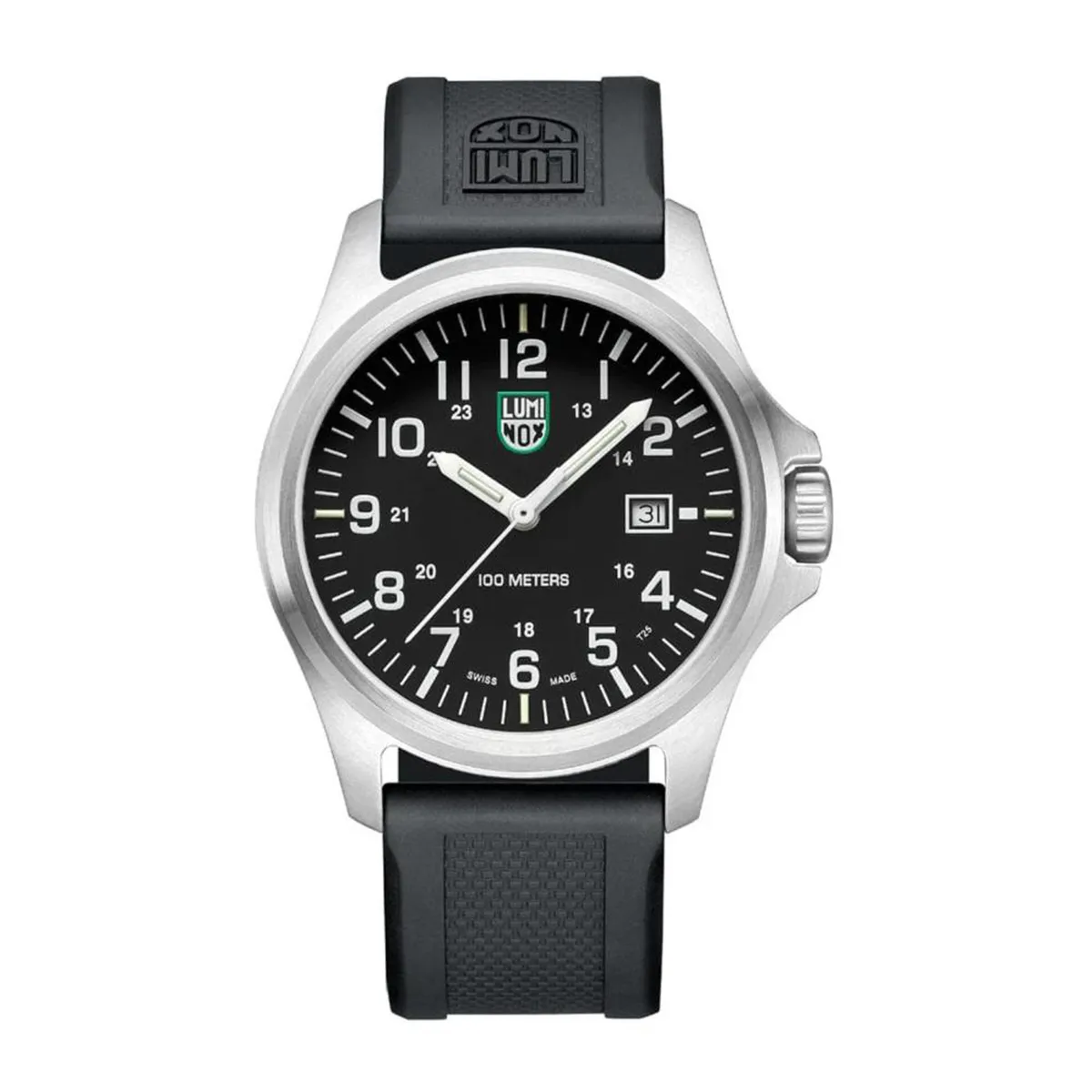  - Reloj Luminox Hombre patagonia steel . Reloj Caucho negro