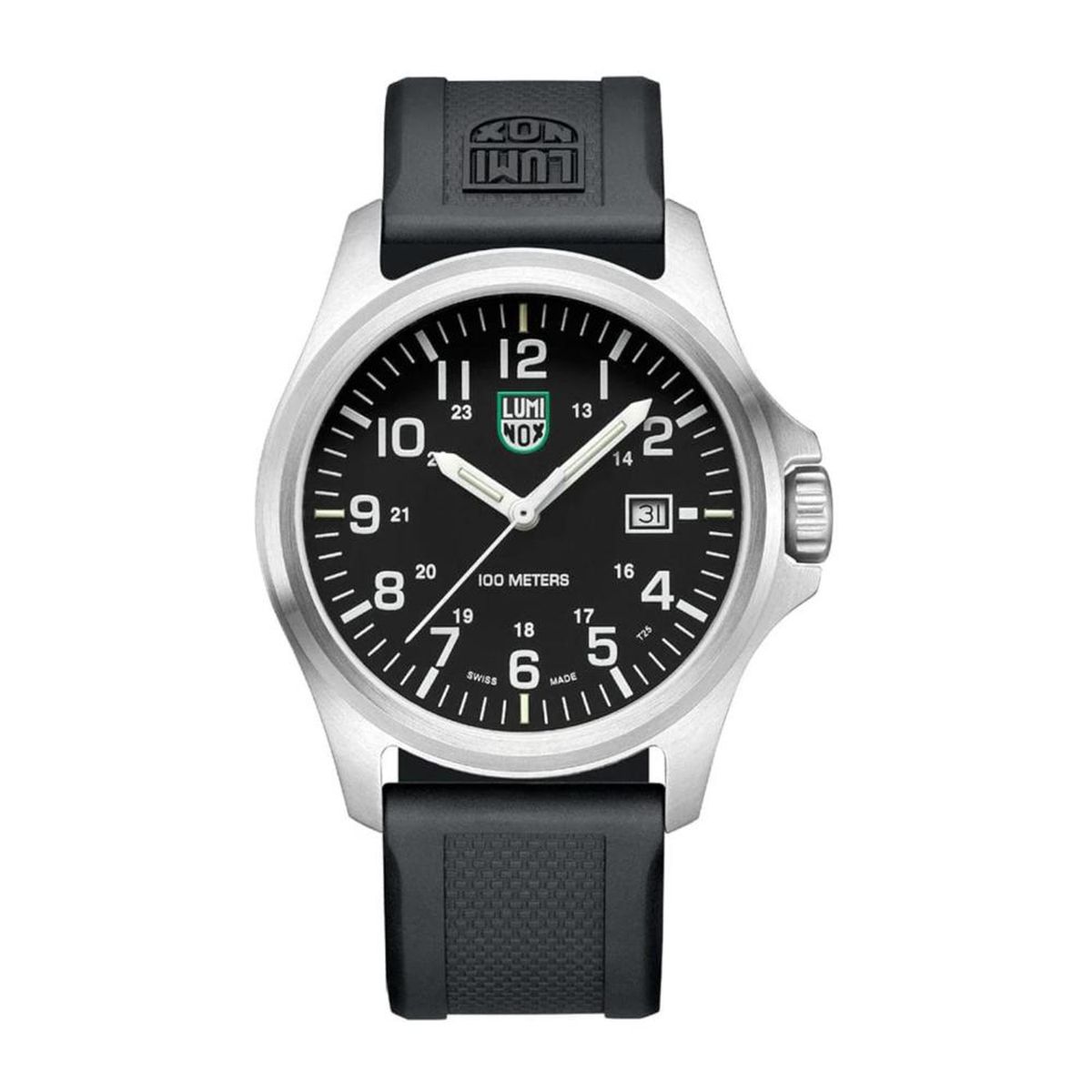  - Reloj Luminox Hombre patagonia steel . Reloj Caucho negro