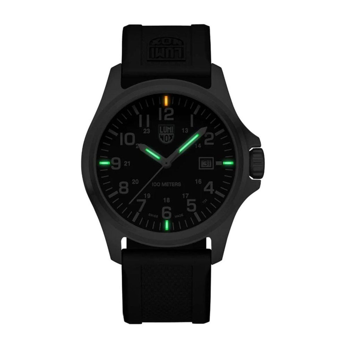  - Reloj Luminox Hombre patagonia steel . Reloj Caucho negro