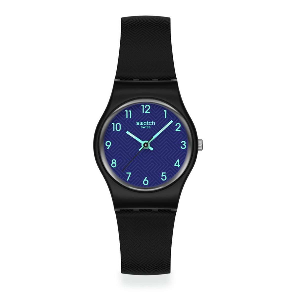 SWATCH - Reloj Swatch Unisex Grace In Time. Reloj Silicona Negro LB188