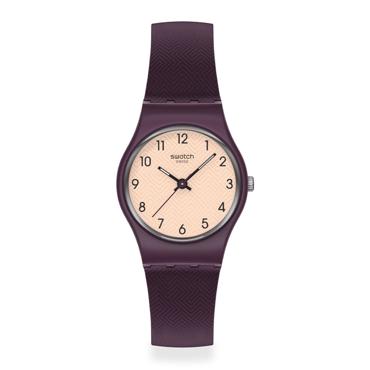SWATCH - Reloj Swatch Unisex Repeat Chic. Reloj Silicona Morado LR138