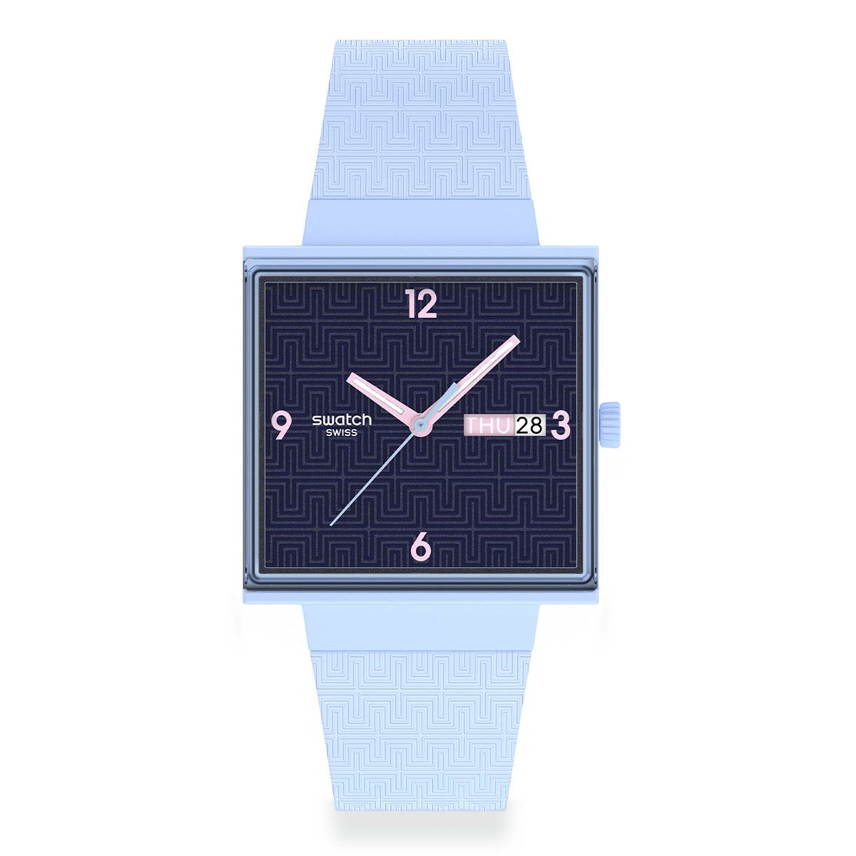 SWATCH - Reloj Swatch Unisex Bright Angle. Reloj Silicona Azul SO34L701