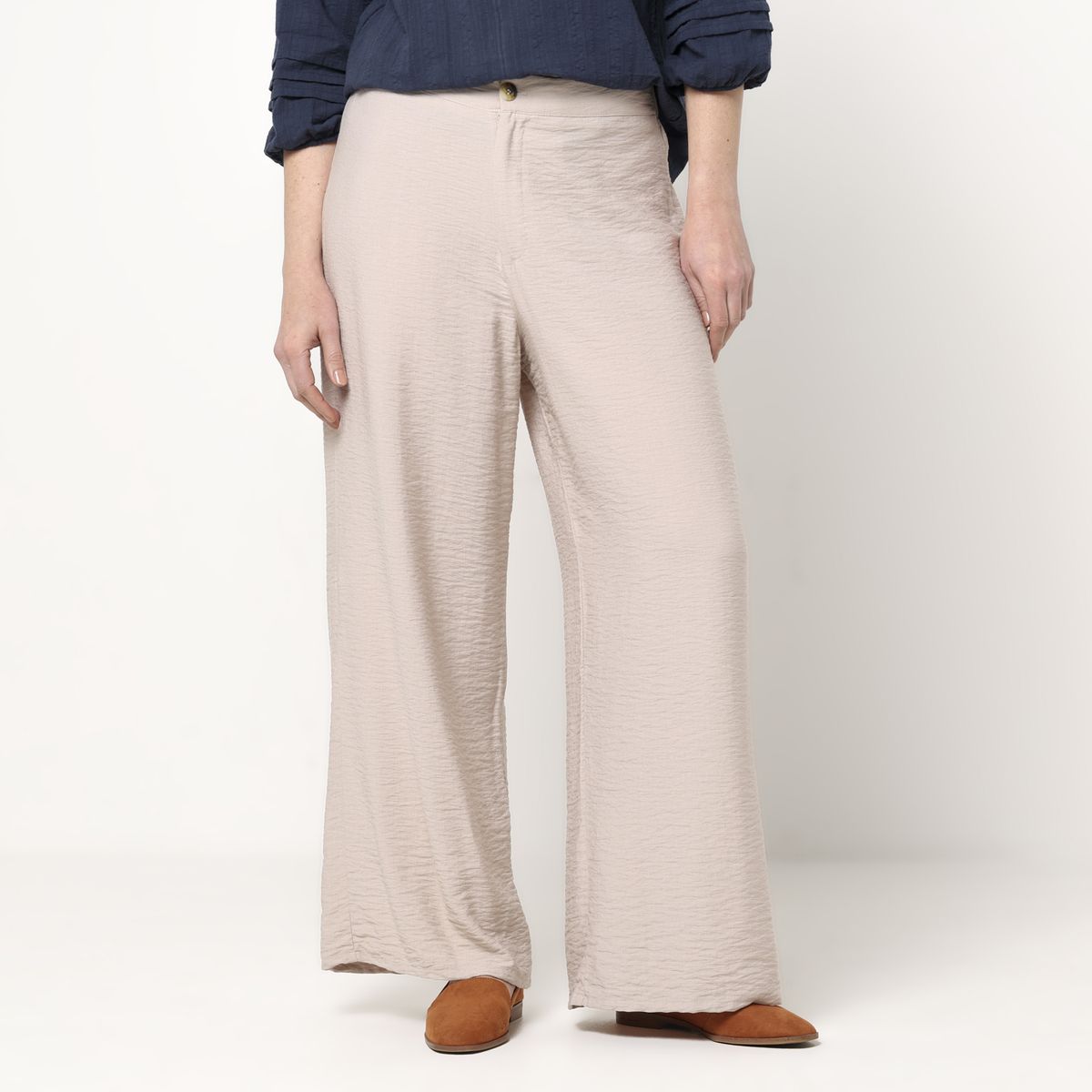 NEWPORT - Pantalón Recto  Mujer De Rayon Newport 
