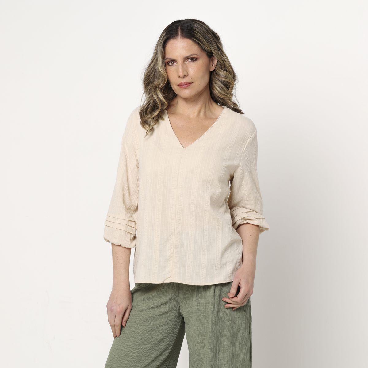 NEWPORT - Blusa Mujer manga 3/4 Newport 