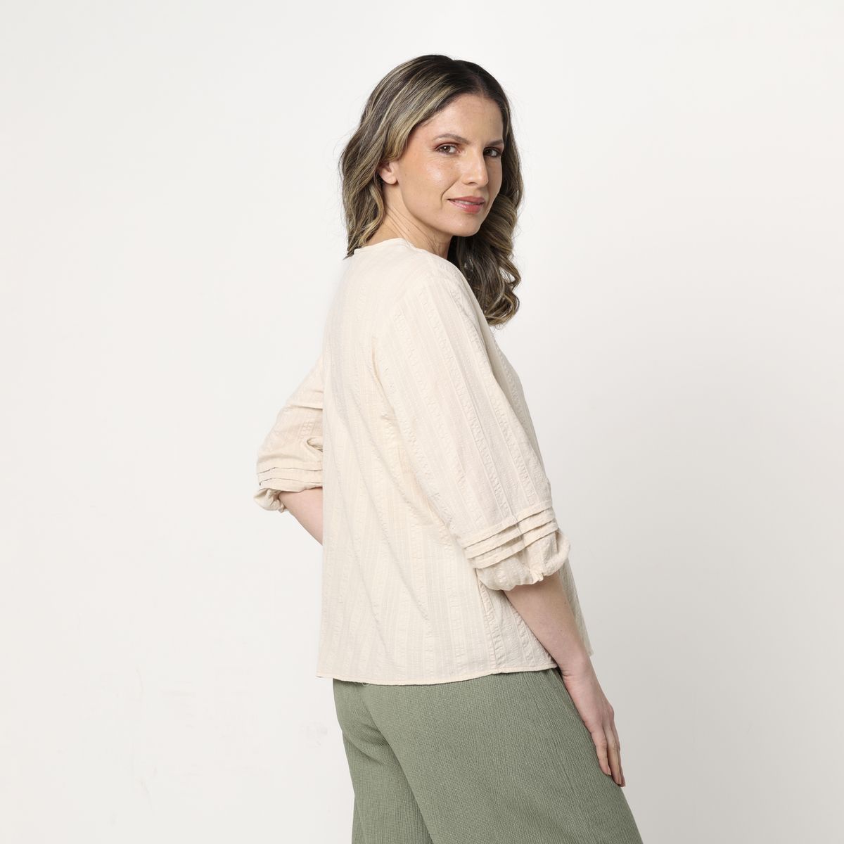 NEWPORT - Blusa Mujer manga 3/4 Newport 