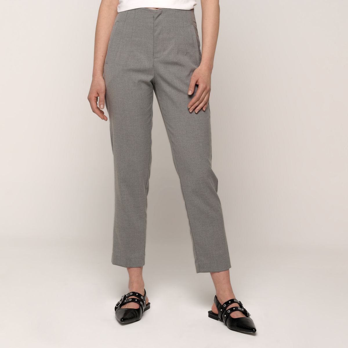 BASEMENT - Pantalón Recto Mujer Basement