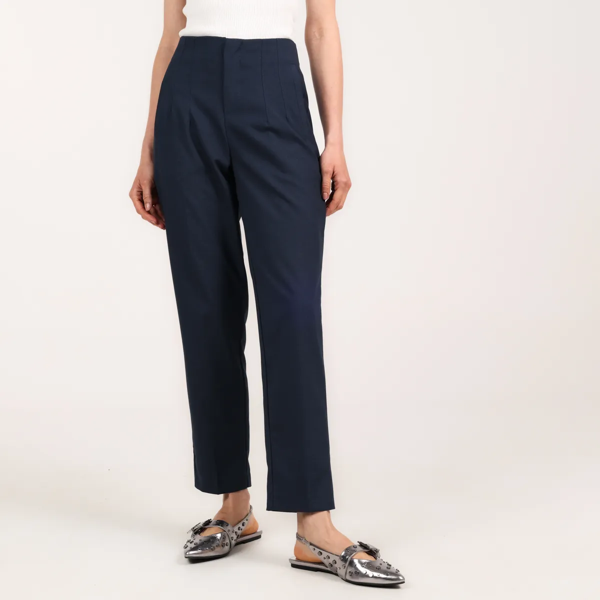 BASEMENT - Pantalón Recto Mujer Basement