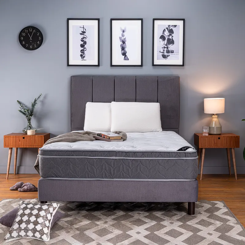 COLCHONES SPRING - Colchón Spring Sencillo Firmeza Suave Ortopédico Resortado Zenit 100 x 190 cm