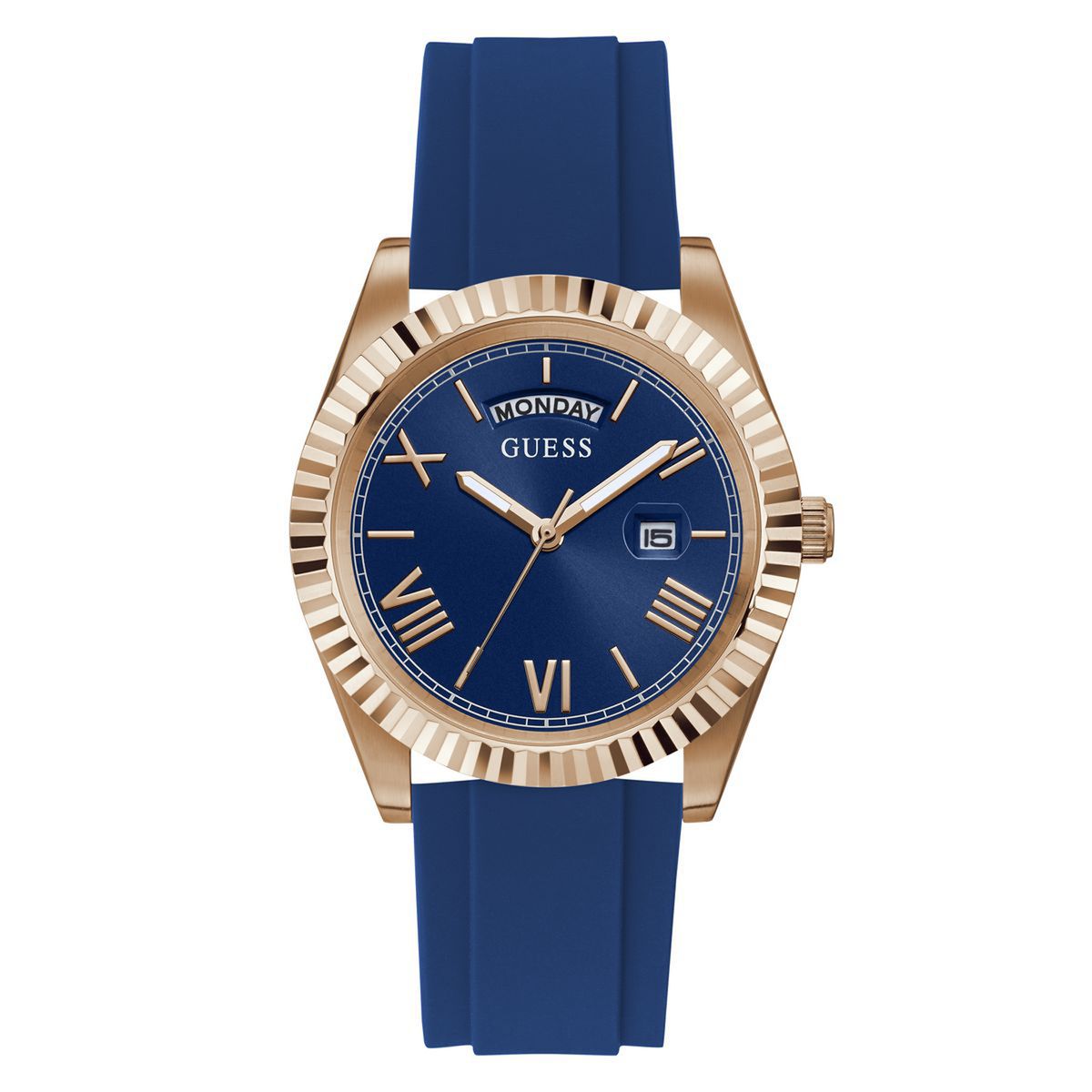 GUESS - Reloj Guess Hombre Connoisseur. Reloj Silicona Azul GW0335G2