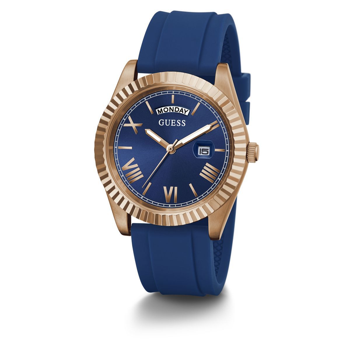 GUESS - Reloj Guess Hombre Connoisseur. Reloj Silicona Azul GW0335G2