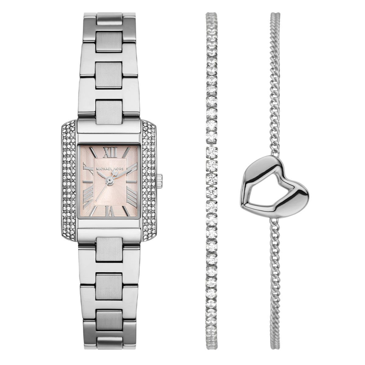 MICHAEL KORS - Reloj Mujer Michael Kors Emery.  Reloj Acero Inoxidable Plateado MK7514SET