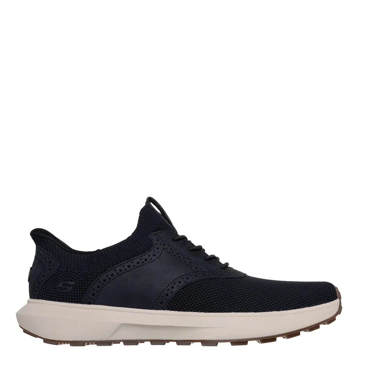 SKECHERS - Tenis Skechers Slip Ins Moda Invader Foxtrot Hombre Negros