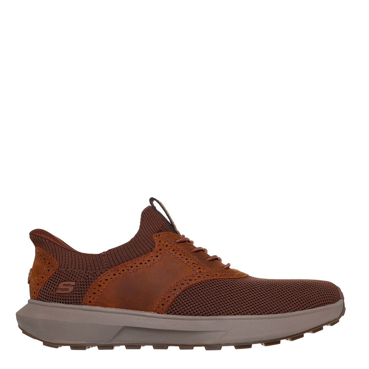 SKECHERS - Tenis Skechers Slip Ins Moda Invader Foxtrot Hombre Cafés