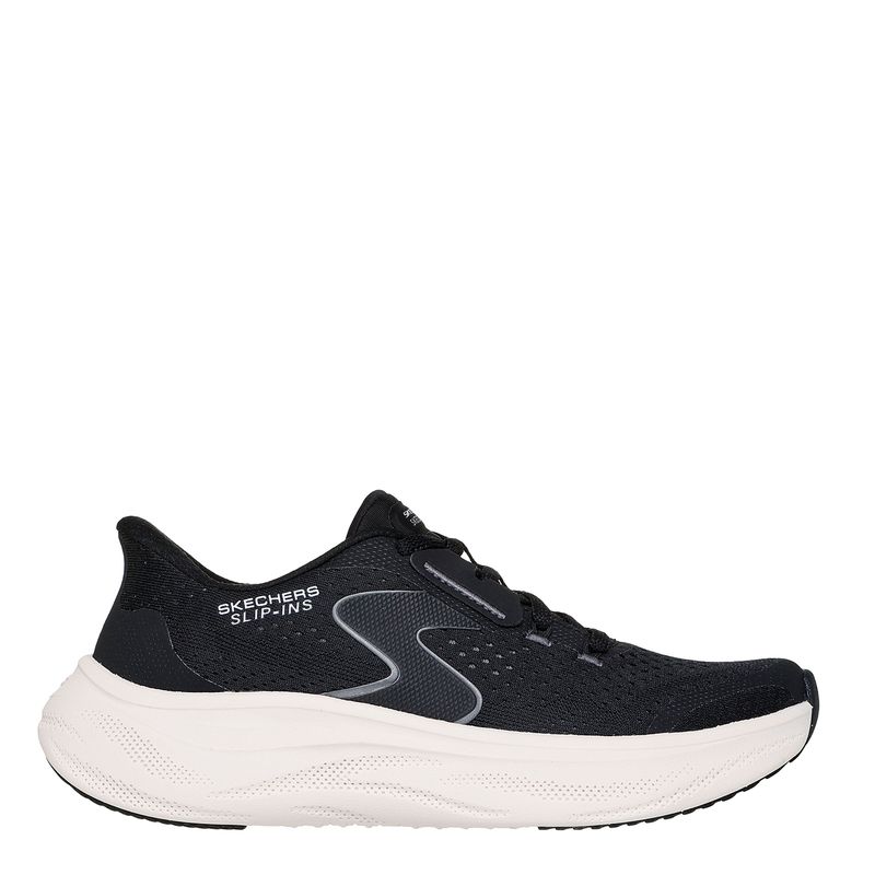 Tenis Skechers Slip Ins Moda Cloud Plush Horizon Mujer Negros