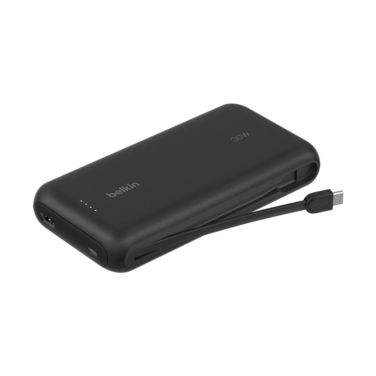 BELKIN - Batería Externa Belkin 20000 mAh 30w Cable USB-C Negro