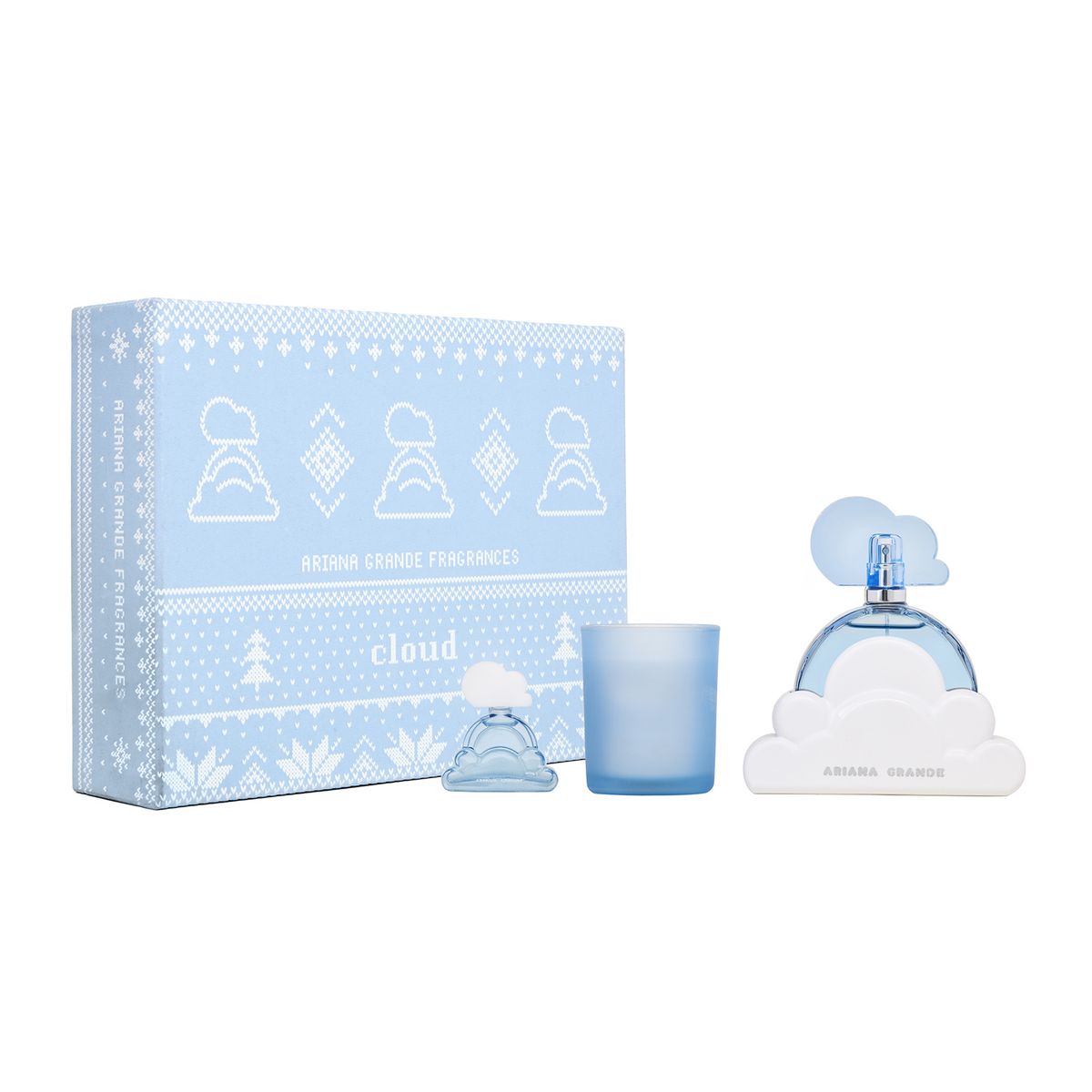 ARIANA GRANDE - Set de Perfume Mujer Ariana Grande Incluye Set Cloud Eau parfum 100 ml + luxe Mini + Candle 