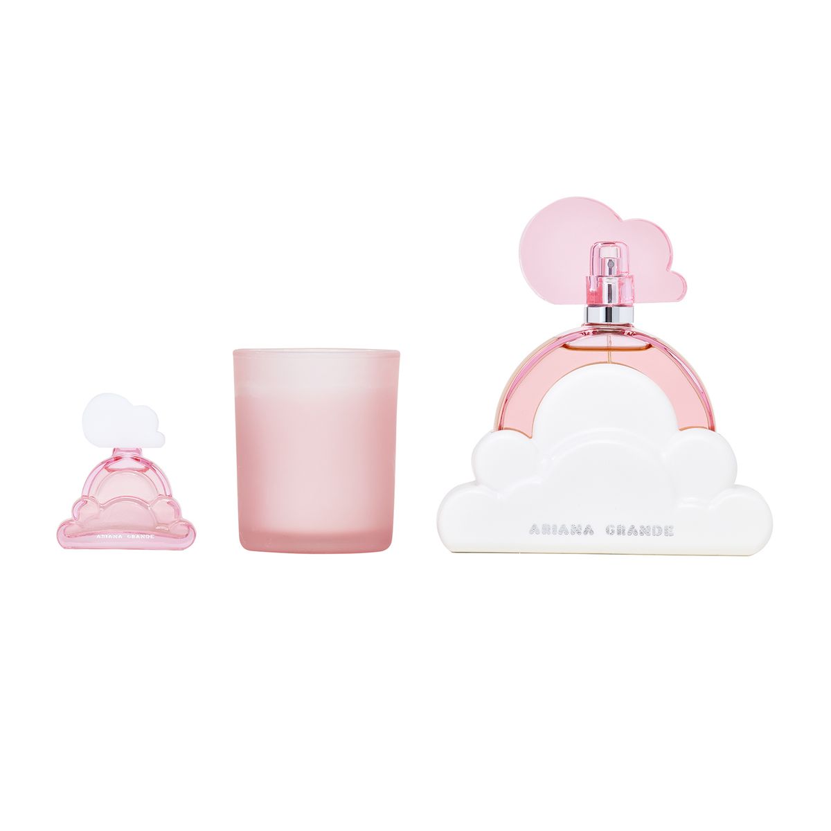 ARIANA GRANDE - Set de Perfume Mujer Ariana Grande Incluye Cloud Pink Eau parfum 100 ml + luxe Mini + Candle 