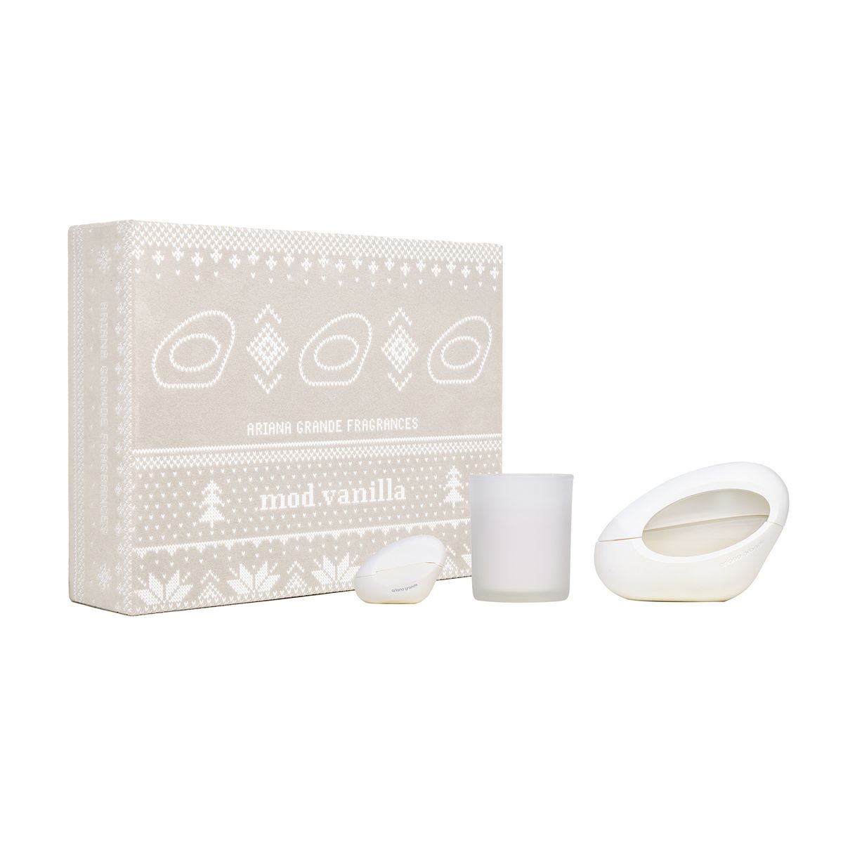 ARIANA GRANDE - Set de Perfume Mujer Ariana Grande Incluye MOD Vanilla Eau parfum 100 ml + luxe Mini + Candle 