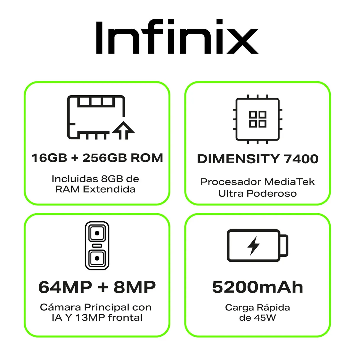 INFINIX - Celular | Infinix GT 30 | 5G | 256 GB | 8GB RAM