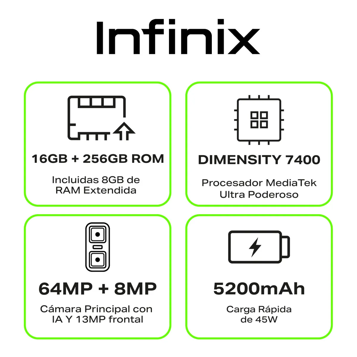 INFINIX - Celular | Infinix GT 30 | 5G | 256 GB | 8GB RAM