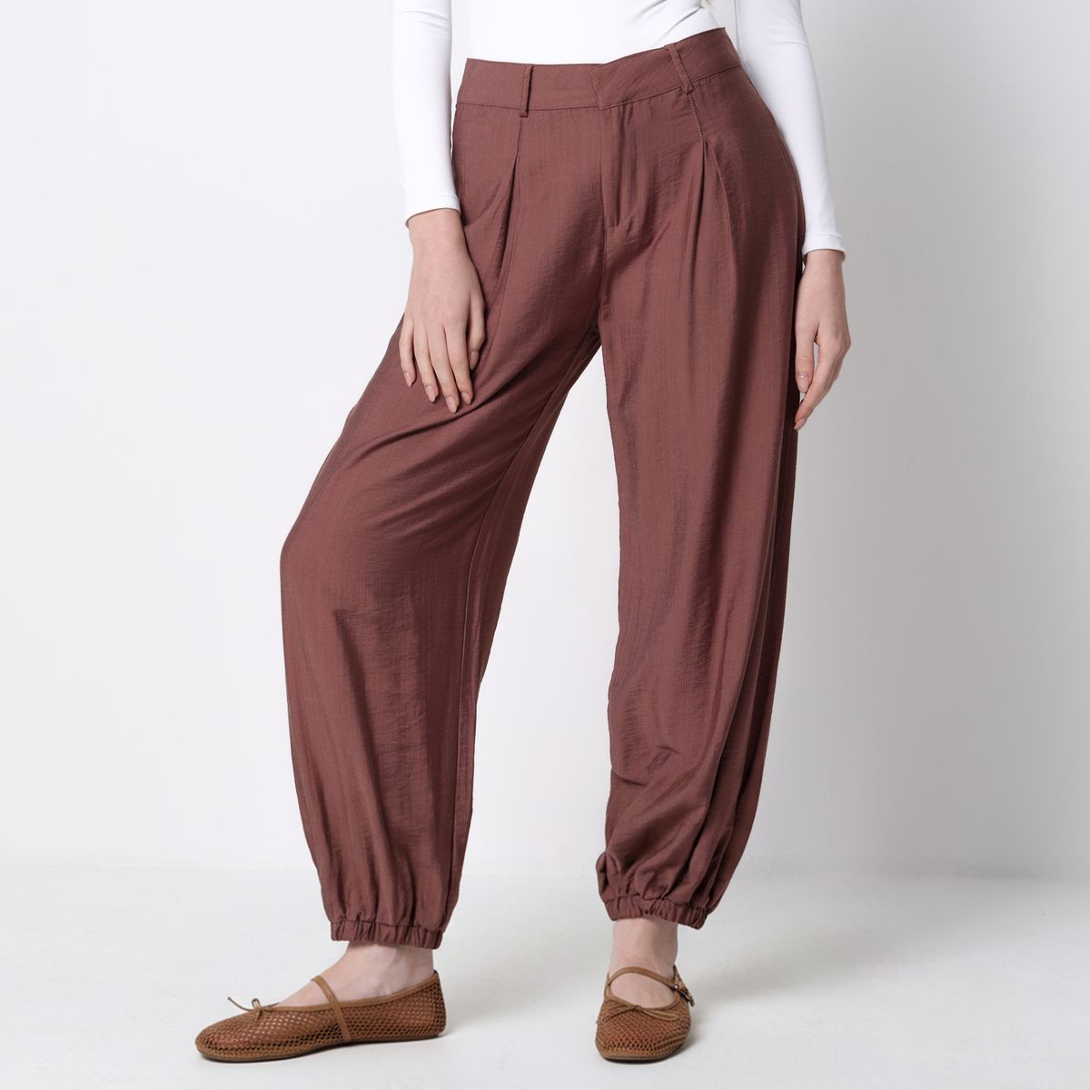 BASEMENT - Pantalón Balloon Mujer Basement