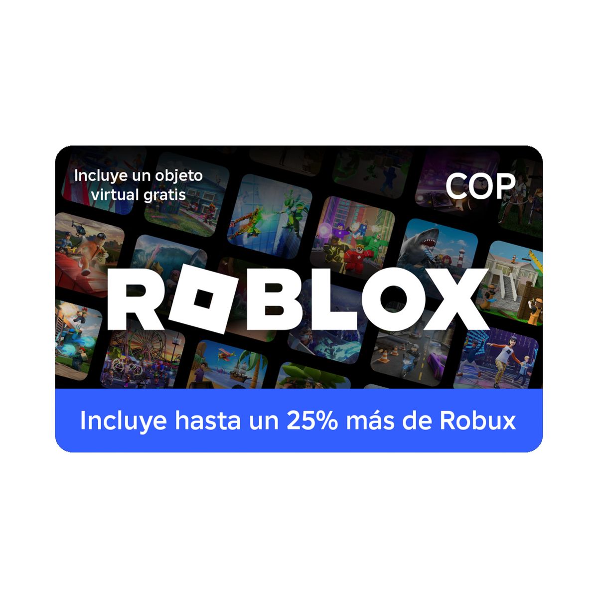 ROBLOX - Pin virtual | Membresía Roblox | $25.000 añade saldo a tu cuenta 