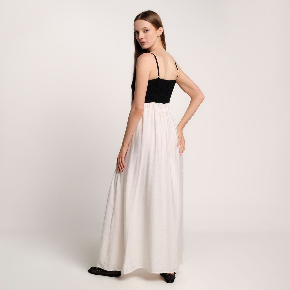 BASEMENT - Vestido Mujer Largo Casual  Basement