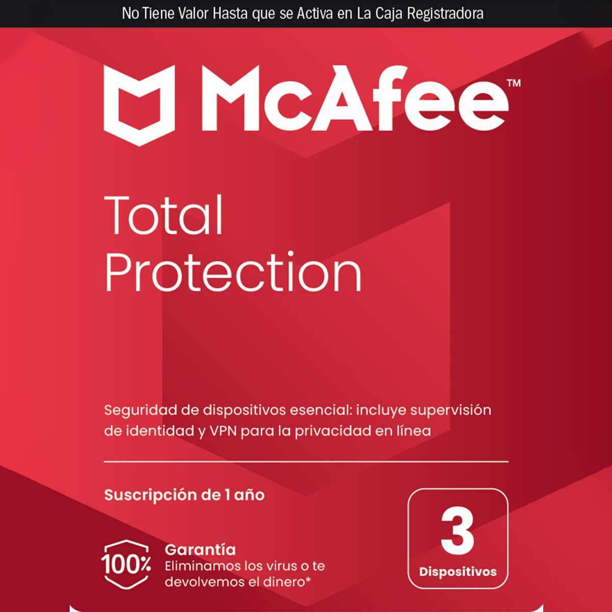 MCAFEE - McAfee Protección  total 3 usuarios