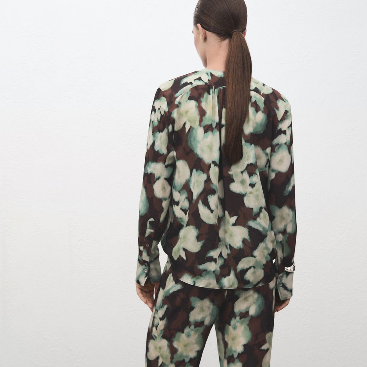 MANGO - Blusa Mujer Manga larga Mango