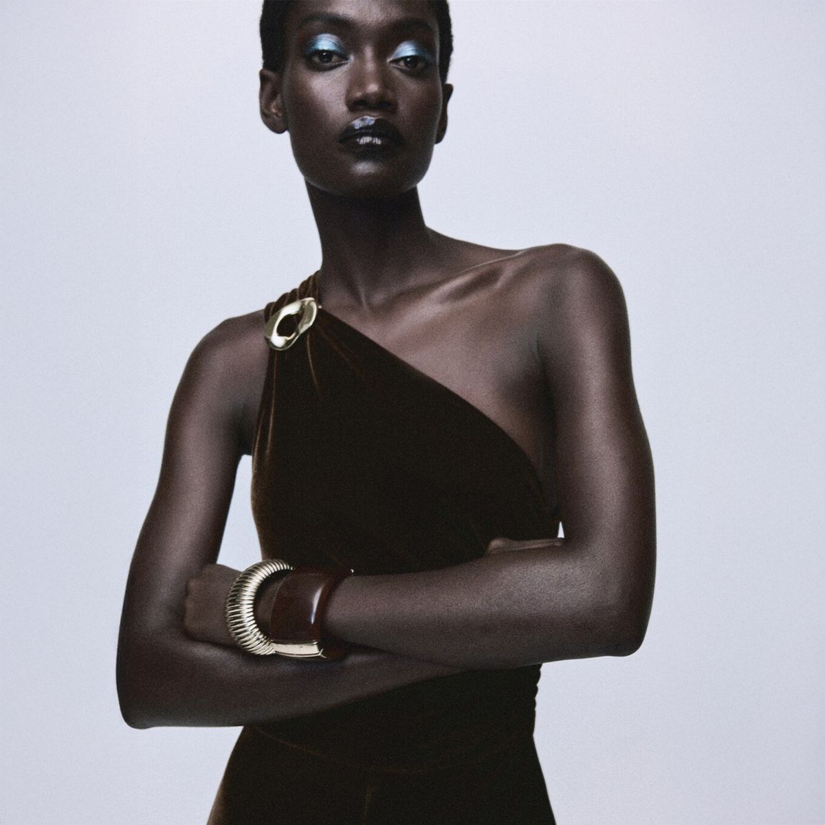 MANGO - Enterizo Mujer Largo Casual de Terciopelo Mango