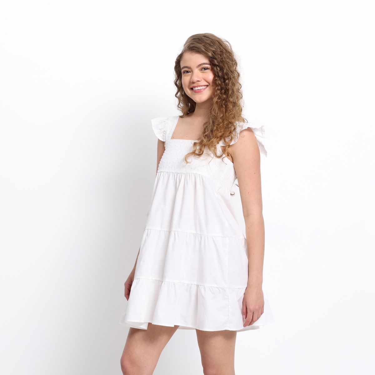 ELV - Vestido para Niña de Algodón Elv