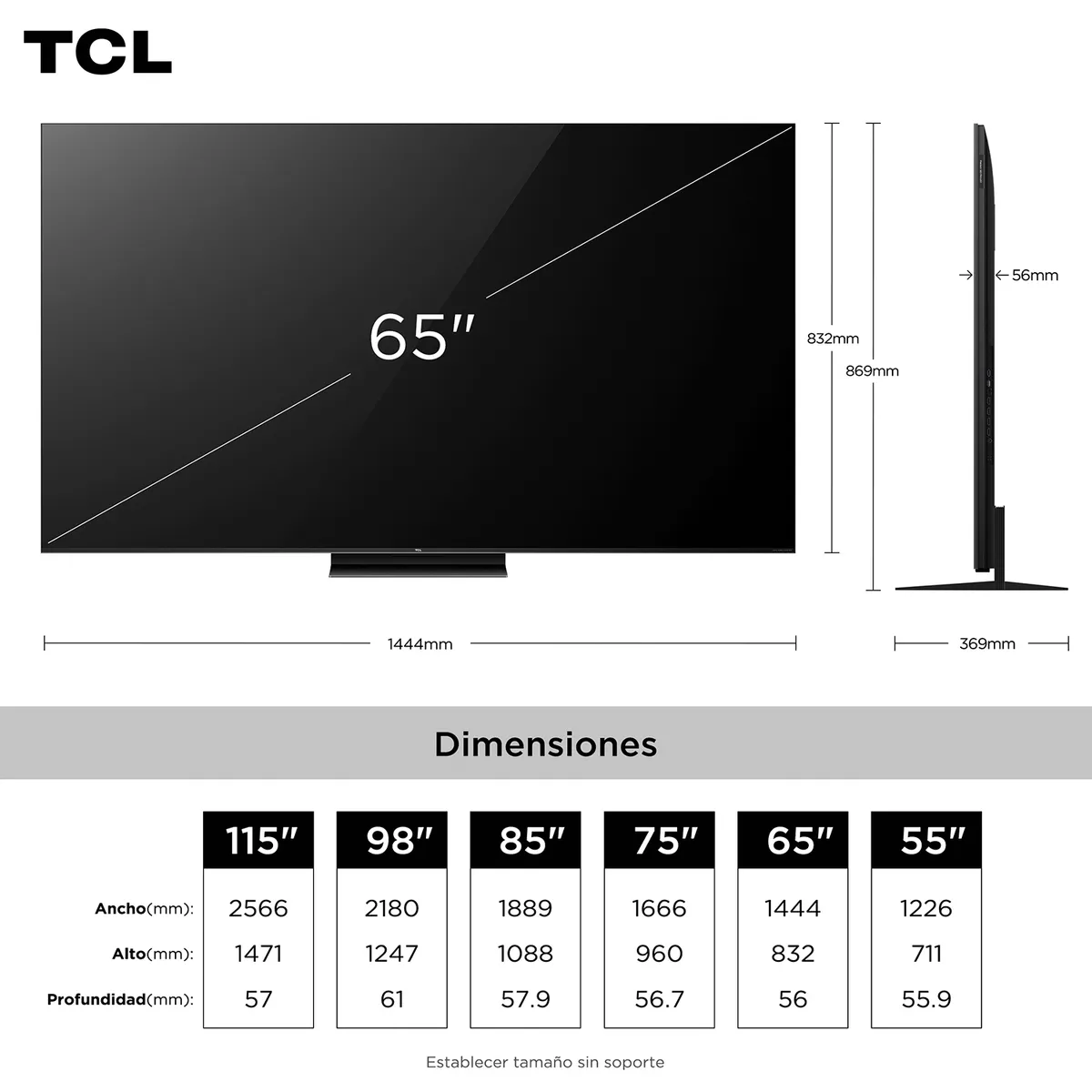 TCL - Televisor | TCL | 65 pulgadas | 4K UHD | QD- Miniled | 65C7K