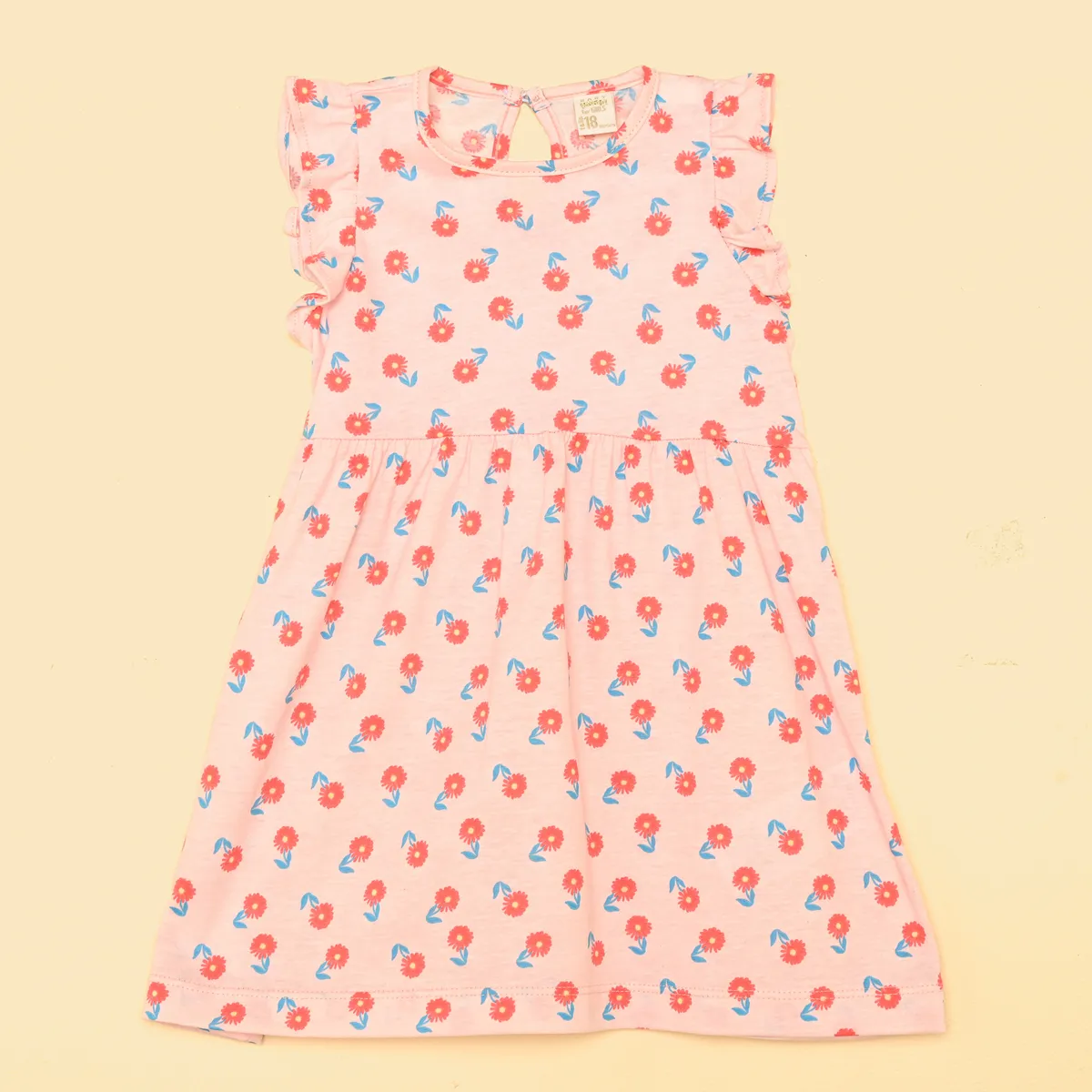 YAMP - Vestido para Bebé niña de Algodón Yamp