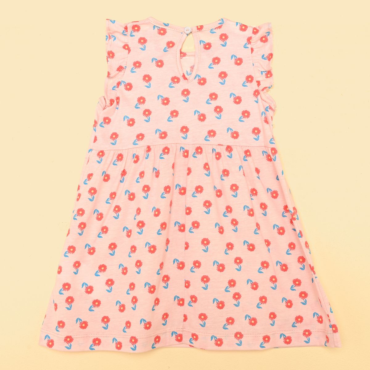 YAMP - Vestido para Bebé niña de Algodón Yamp