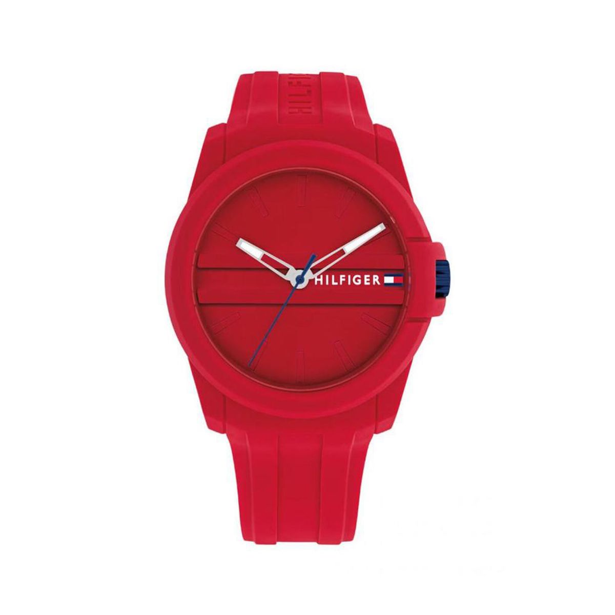 TOMMY HILFIGER - Reloj Tommy Hilfiger Hombre 1710598 . Reloj Silicona Rojo