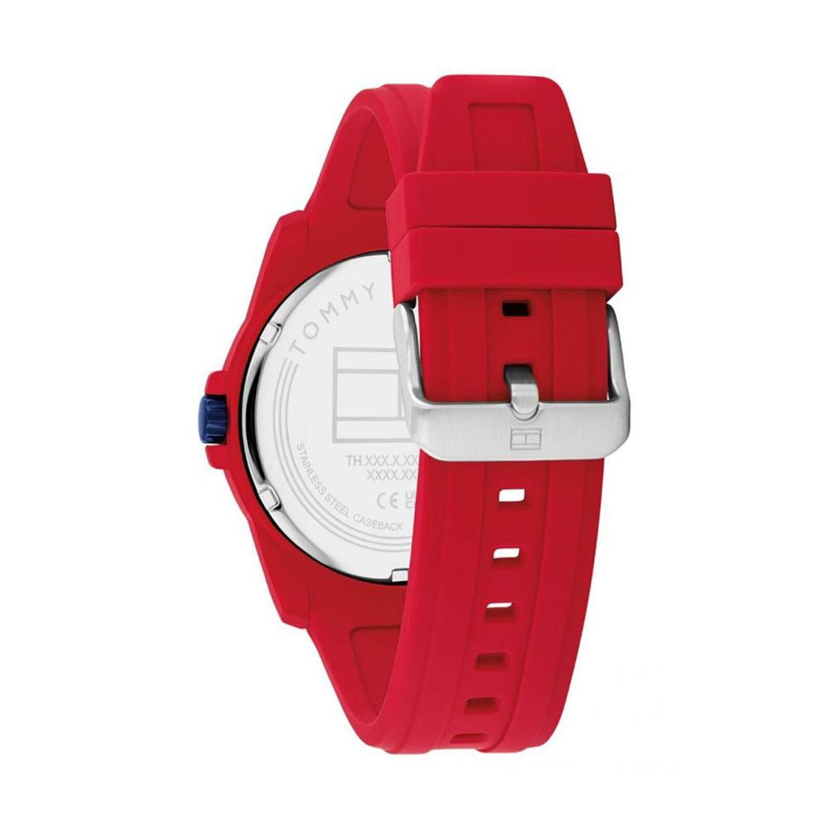 TOMMY HILFIGER - Reloj Tommy Hilfiger Hombre 1710598 . Reloj Silicona Rojo